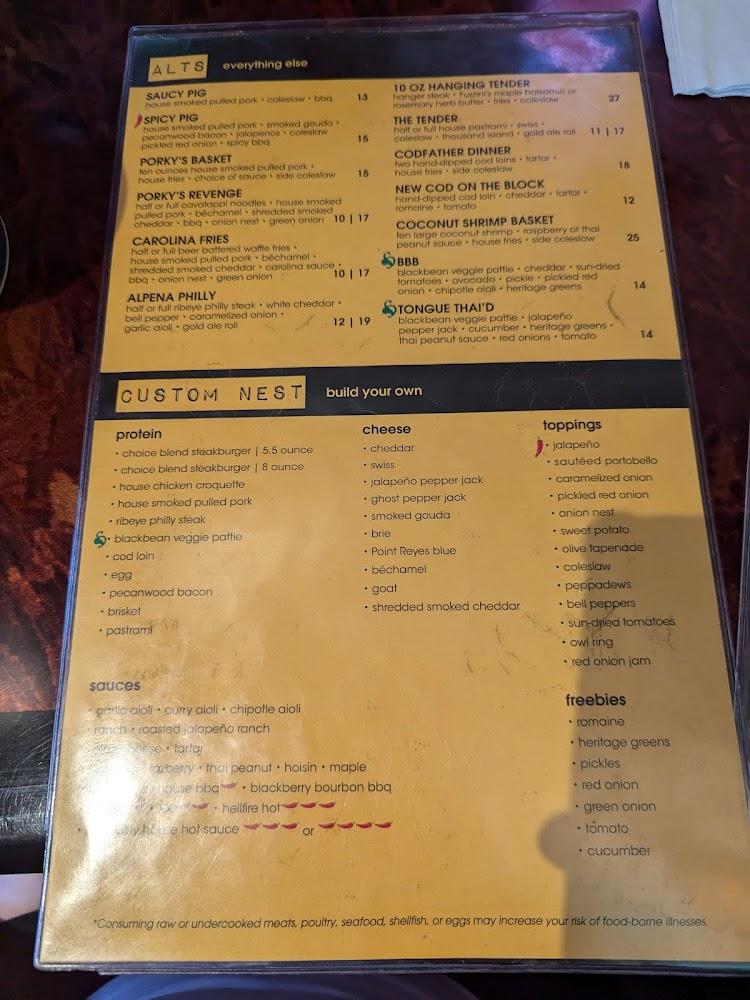 The Nest Menu image 4